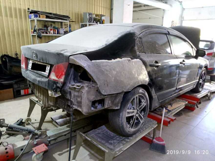 Honda Civic фото до ремонта