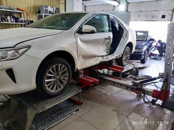 Toyota Camry комплексный кузовной ремонт